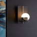 Quorum Home Oxygen - 3-554-1524 - LED Wall Sconce - Black W/ Satin Nickel