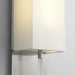 Quorum Home Oxygen - 3-564-124 - LED Wall Sconce - Satin Nickel W/ White Linen