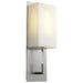 Quorum Home Oxygen - 3-564-124 - LED Wall Sconce - Satin Nickel W/ White Linen