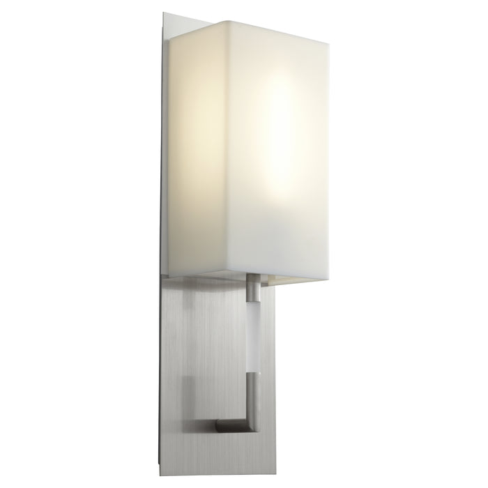 Quorum Home Oxygen - 3-564-224 - LED Wall Sconce - Satin Nickel W/ Matte White Acrylic