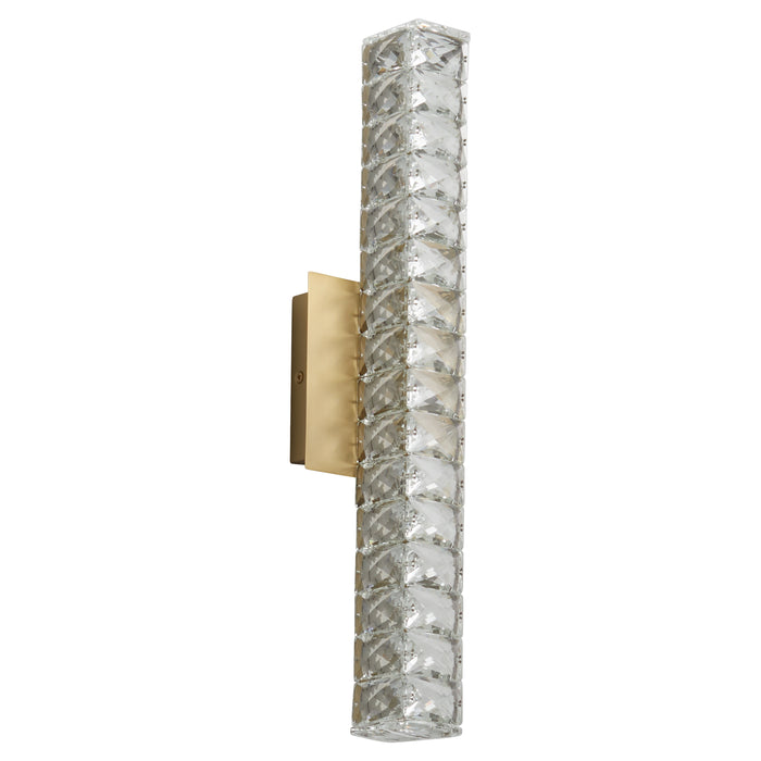 Quorum Home Oxygen - 3-573-40 - LED Vanity - Aged Brass