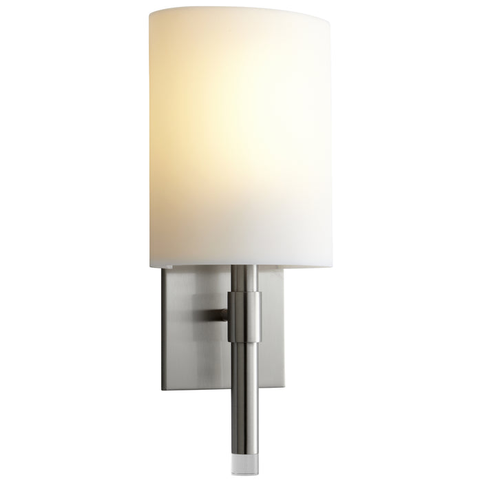 Quorum Home Oxygen - 3-587-224 - LED Wall Sconce - Satin Brass W/ Matte White Acrylic