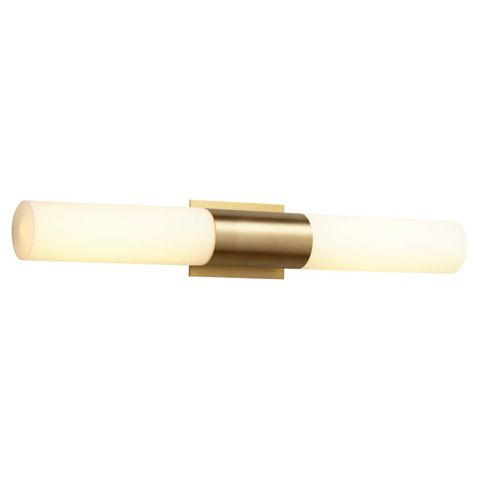 Quorum Home Oxygen - 3-588-40 - LED Vanity - Aged Brass