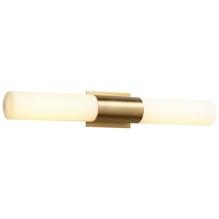 Quorum Home Oxygen - 3-588-40 - LED Vanity - Aged Brass