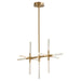 Quorum Home Oxygen - 3-603-40 - LED Chandelier - Aged Brass