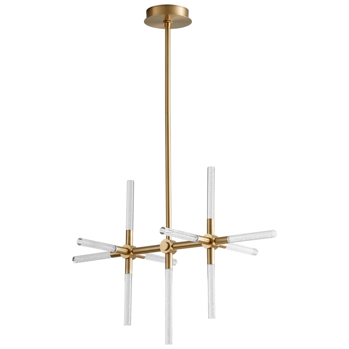 Quorum Home Oxygen - 3-603-40 - LED Chandelier - Aged Brass