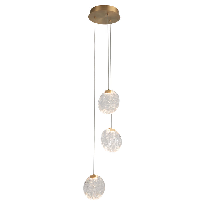 Quorum Home Oxygen - 3-6050-40 - LED Pendant - Aged Brass