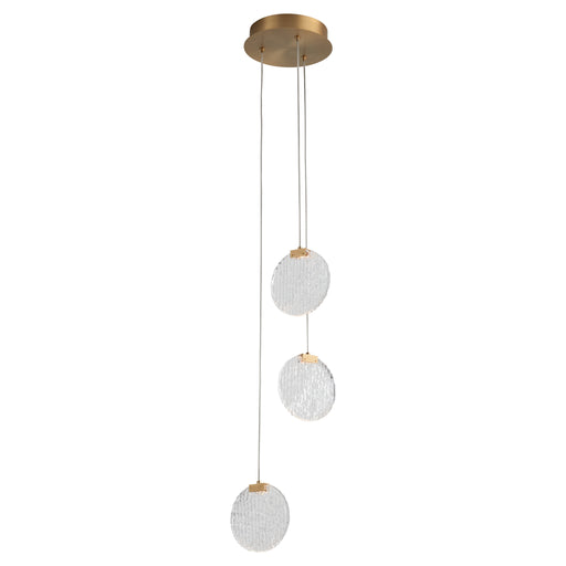 Quorum Home Oxygen - 3-6050-40 - LED Pendant - Aged Brass