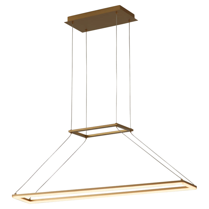 Quorum Home Oxygen - 3-6054-40 - LED Pendant - Aged Brass