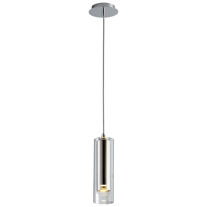 Quorum Home Oxygen - 3-609-1414 - LED Pendant - Polished Chrome W/ Mirror Glass