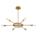 Quorum Home Oxygen - 3-6118-40 - LED Chandelier - Aged Brass