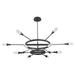 Quorum Home Oxygen - 3-6119-15 - LED Chandelier - Matte Black