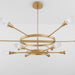 Quorum Home Oxygen - 3-6119-40 - LED Chandelier - Aged Brass