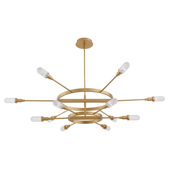 Quorum Home Oxygen - 3-6119-40 - LED Chandelier - Aged Brass