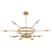 Quorum Home Oxygen - 3-6119-40 - LED Chandelier - Aged Brass