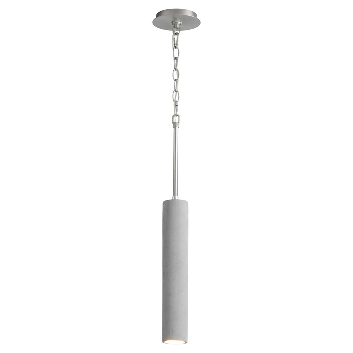 Quorum Home Oxygen - 3-614-1624 - LED Pendant - Grey W/ Satin Nickel