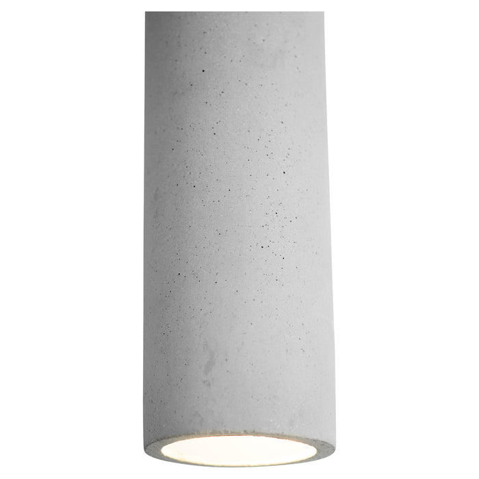 Quorum Home Oxygen - 3-614-1624 - LED Pendant - Grey W/ Satin Nickel