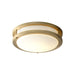 Quorum Home Oxygen - 3-618-40 - LED Ceiling Mount - Aged Brass