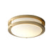 Quorum Home Oxygen - 3-618-40 - LED Ceiling Mount - Aged Brass