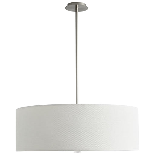 Quorum Home Oxygen - 3-640-24 - LED Pendant - Satin Nickel W/ White Grass