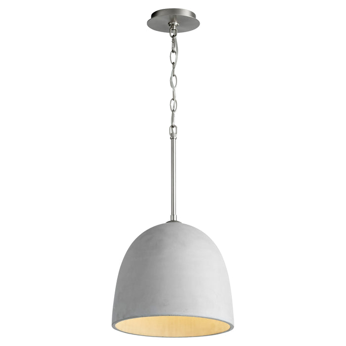 Quorum Home Oxygen - 3-641-1624 - LED Pendant - Grey W/ Satin Nickel