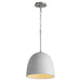 Quorum Home Oxygen - 3-641-1624 - LED Pendant - Grey W/ Satin Nickel