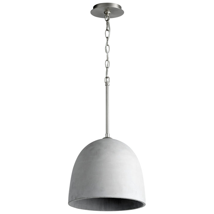 Quorum Home Oxygen - 3-641-1624 - LED Pendant - Grey W/ Satin Nickel