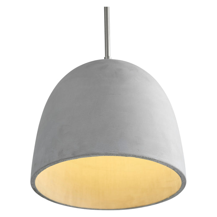 Quorum Home Oxygen - 3-641-1624 - LED Pendant - Grey W/ Satin Nickel