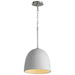 Quorum Home Oxygen - 3-641-1624 - LED Pendant - Grey W/ Satin Nickel