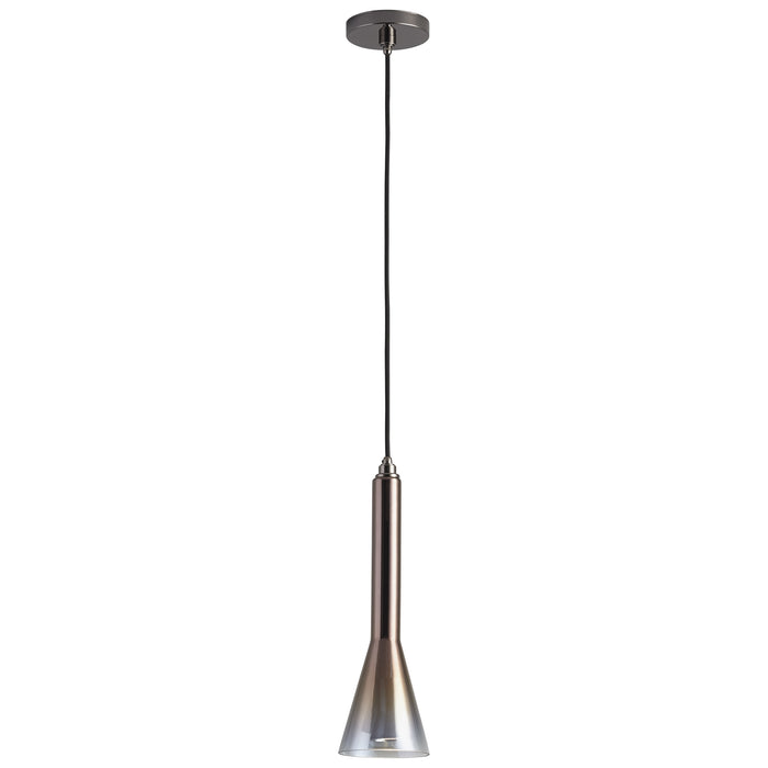 Quorum Home Oxygen - 3-652-2018 - LED Pendant - Gunmetal W/ Coffee Ombre