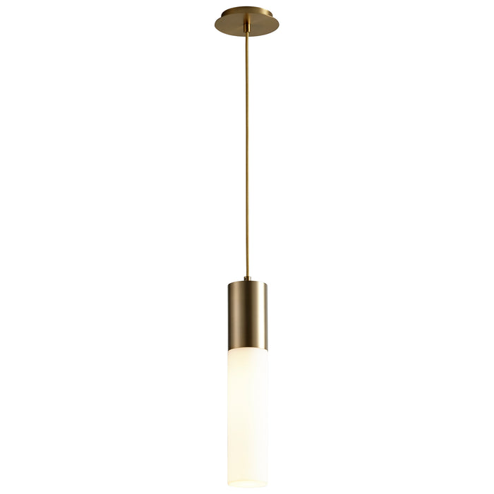 Quorum Home Oxygen - 3-653-140 - LED Pendant - Aged Brass