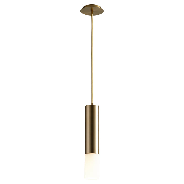 Quorum Home Oxygen - 3-654-140 - LED Pendant - Aged Brass