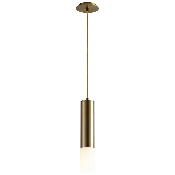 Quorum Home Oxygen - 3-654-140 - LED Pendant - Aged Brass