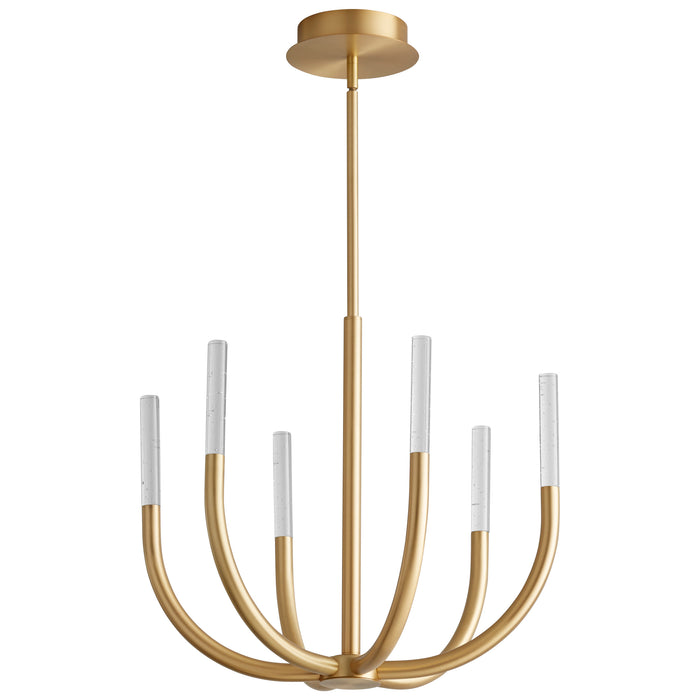 Quorum Home Oxygen - 3-657-40 - LED Ceiling Mount - Aged Brass