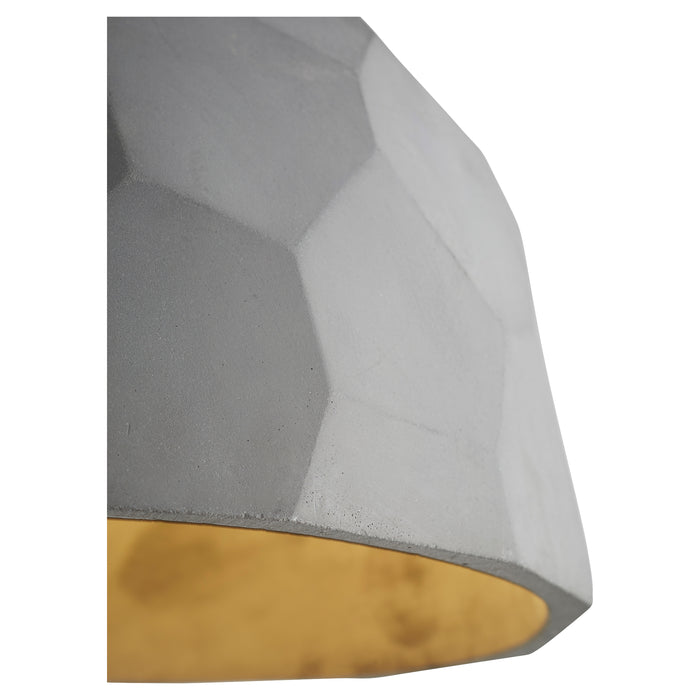 Quorum Home Oxygen - 3-663-1624 - LED Pendant - Grey W/ Satin Nickel