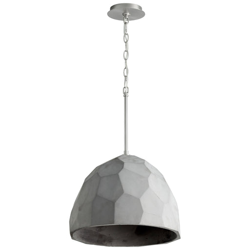 Quorum Home Oxygen - 3-663-1624 - LED Pendant - Grey W/ Satin Nickel