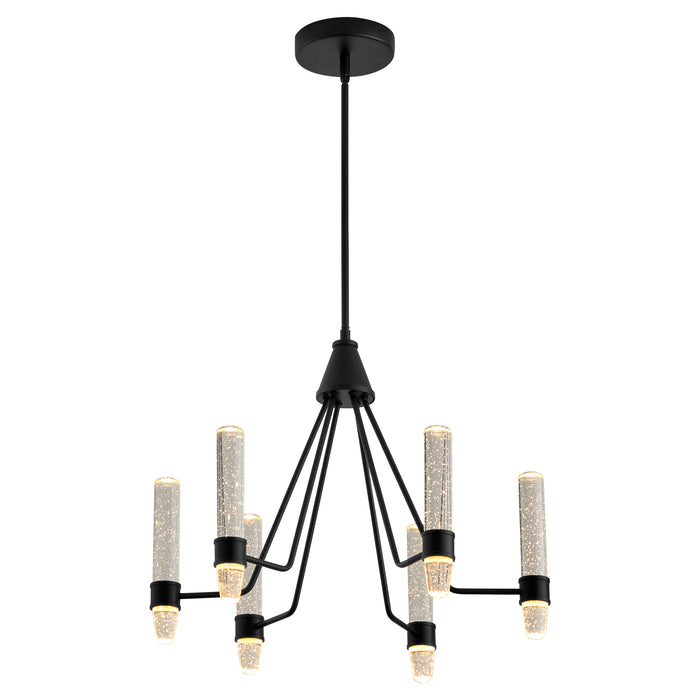 Quorum Home Oxygen - 3-6713-15 - LED Chandelier - Black