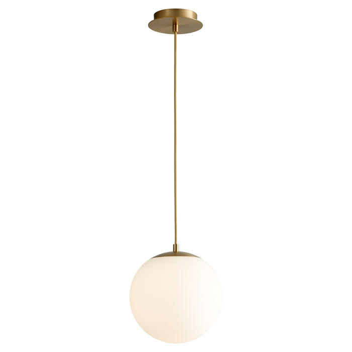 Quorum Home Oxygen - 3-672-40 - LED Pendant - Aged Brass