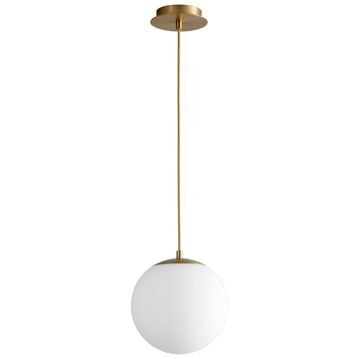 Quorum Home Oxygen - 3-672-40 - LED Pendant - Aged Brass