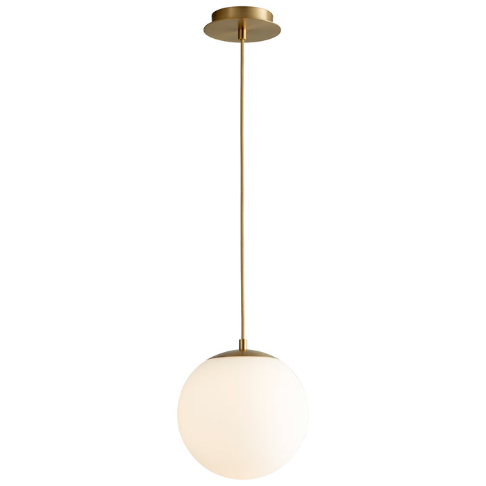 Quorum Home Oxygen - 3-672-40 - LED Pendant - Aged Brass