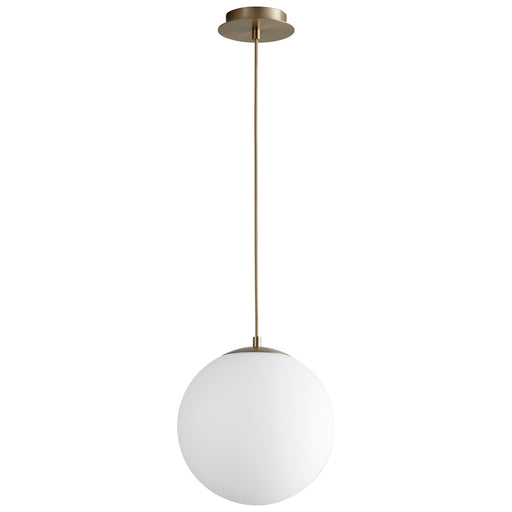 Quorum Home Oxygen - 3-673-40 - LED Pendant - Aged Brass