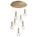 Quorum Home Oxygen - 3-674-40 - LED Pendant - Aged Brass