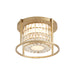 Quorum Home Oxygen - 3-675-40 - LED Ceiling Mount - Aged Brass