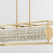 Quorum Home Oxygen - 3-676-40 - LED Linear Pendant - Aged Brass