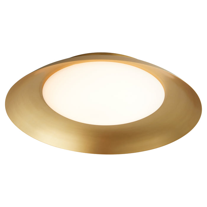 Quorum Home Oxygen - 3-679-40 - LED Ceiling Mount - Aged Brass