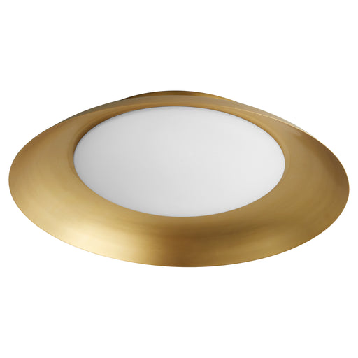 Quorum Home Oxygen - 3-679-40 - LED Ceiling Mount - Aged Brass