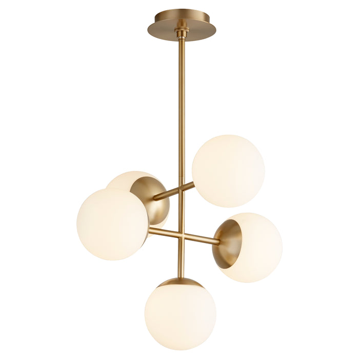 Quorum Home Oxygen - 3-680-40 - LED Pendant - Aged Brass