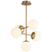 Quorum Home Oxygen - 3-680-40 - LED Pendant - Aged Brass