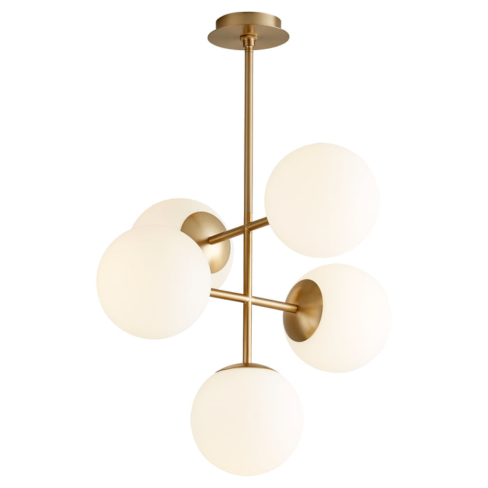 Quorum Home Oxygen - 3-681-40 - LED Pendant - Aged Brass