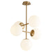 Quorum Home Oxygen - 3-681-40 - LED Pendant - Aged Brass